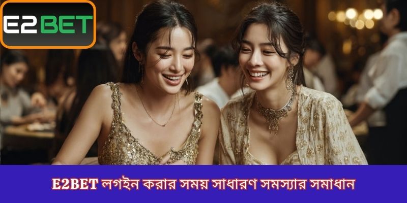 E2Bet লগইন করার সময় সাধারণ সমস্যার সমাধান